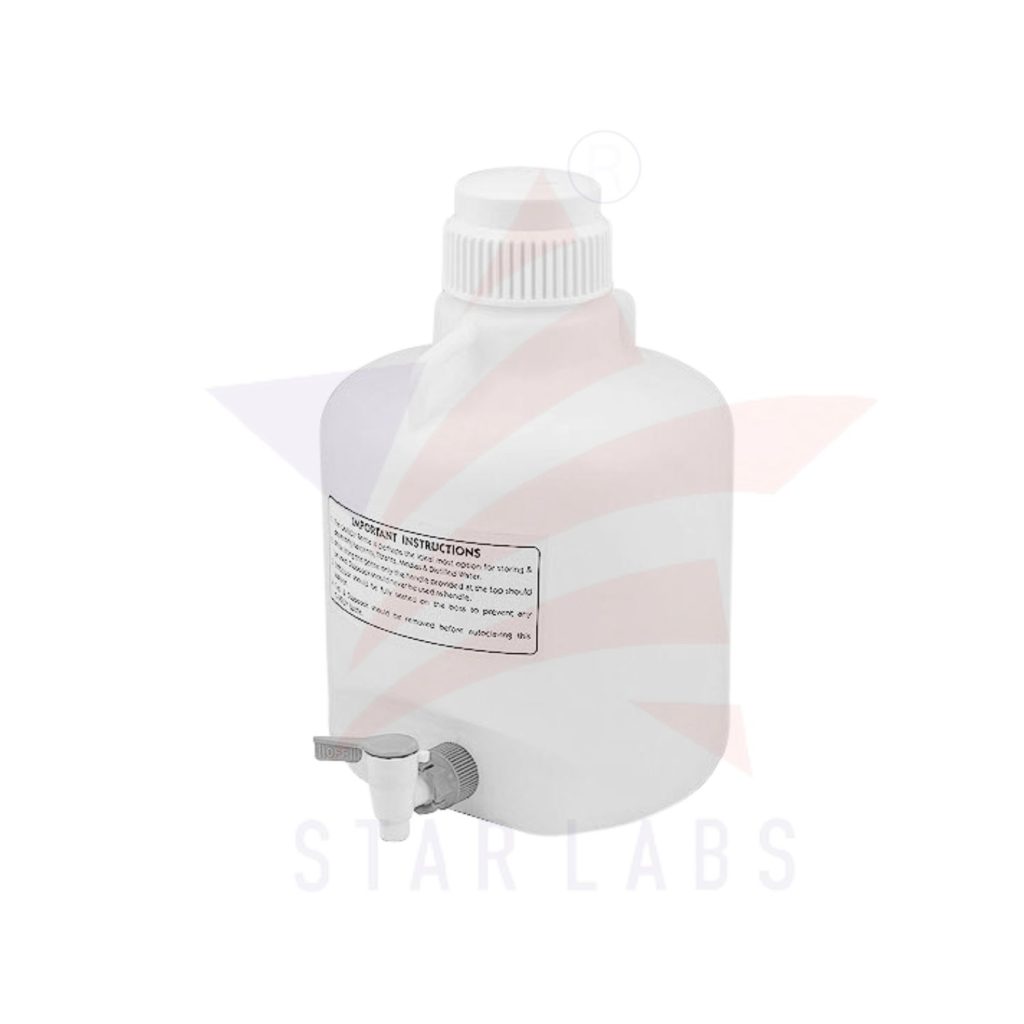 Carboy plastic bottle for dispensing liquid and chemical