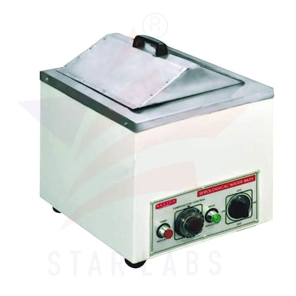 Laboratory water bath for precise heating and incubation