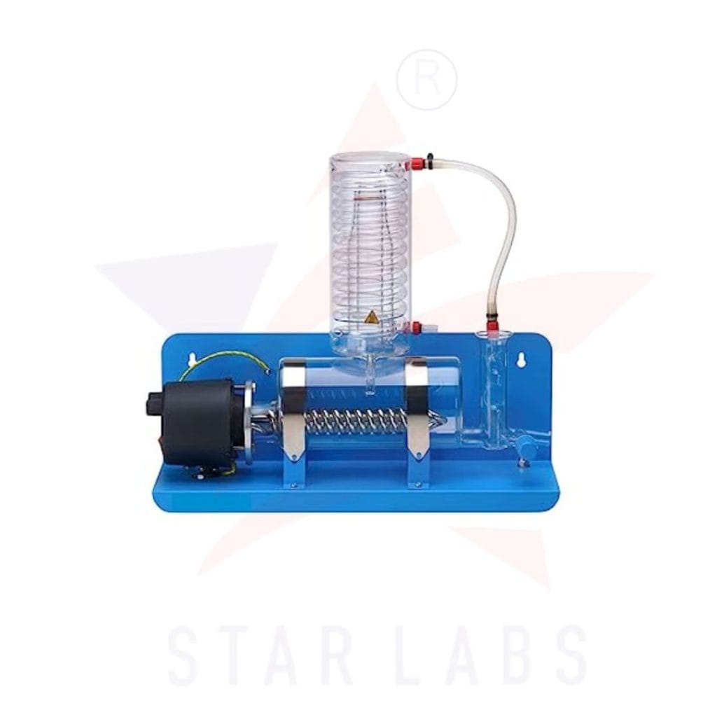 Distillation unit for purifying liquids in the lab