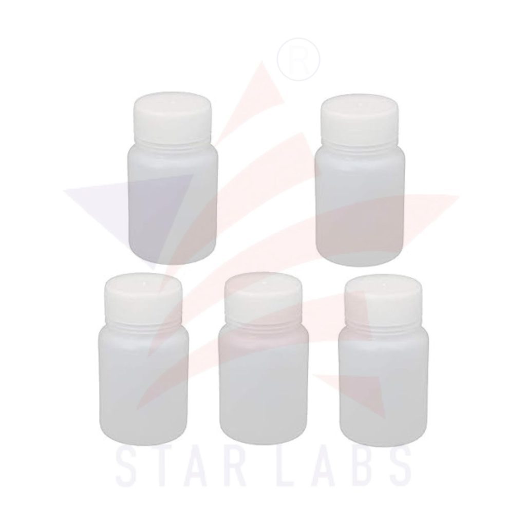 Plastic reagent bottles 30ml (pack of 5)