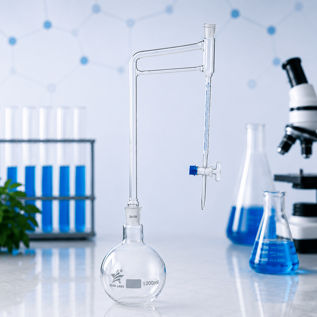 Essential Oil Determination Apparatus (Clevenger Apparatus)