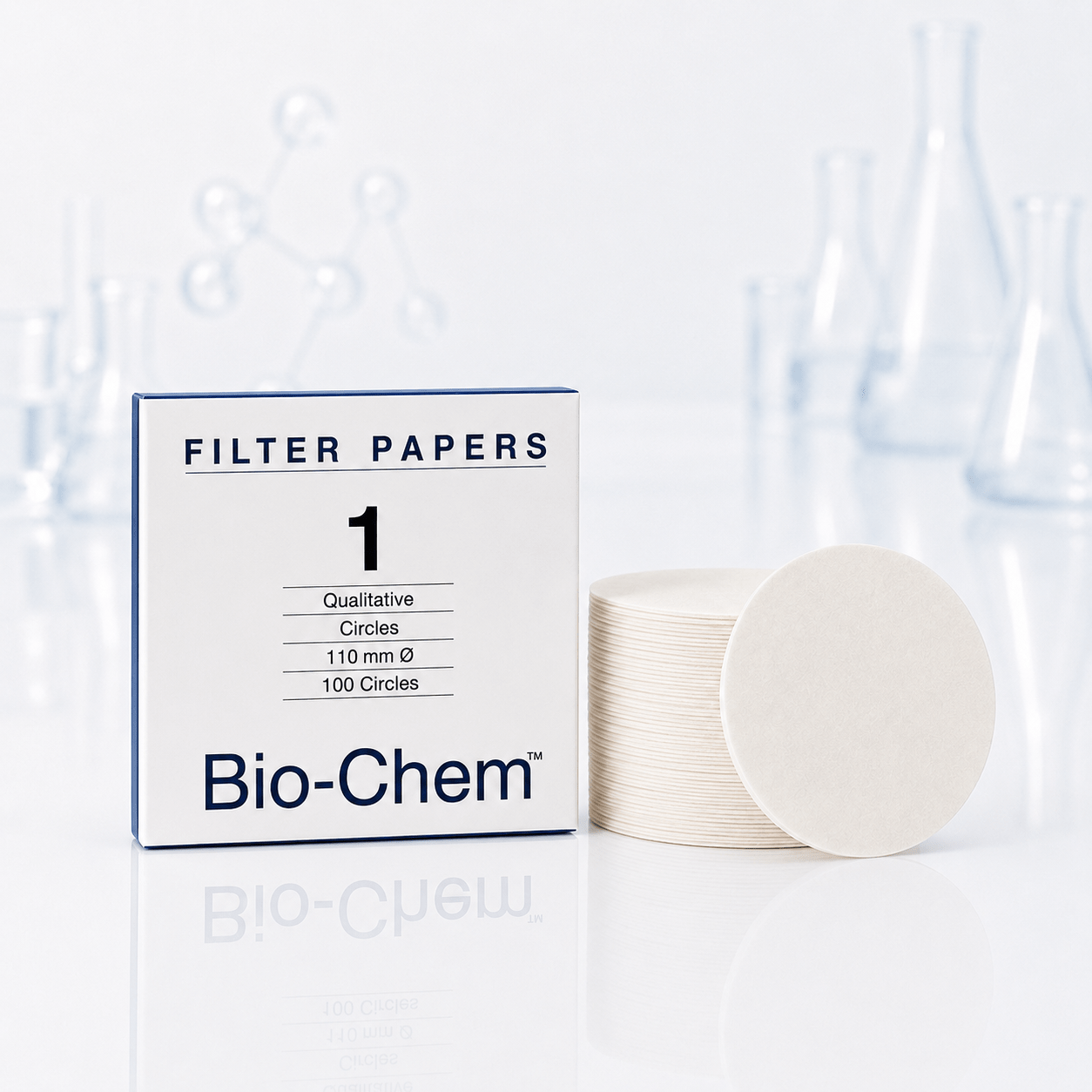 Filter Paper Qualitative 110mm x 100 Circles