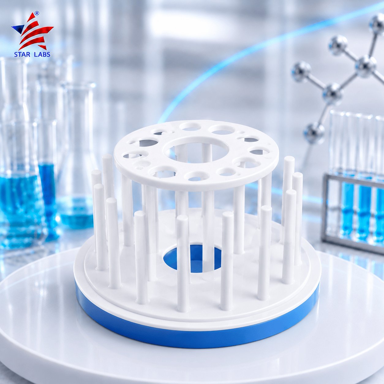 Test Tube Stand Round