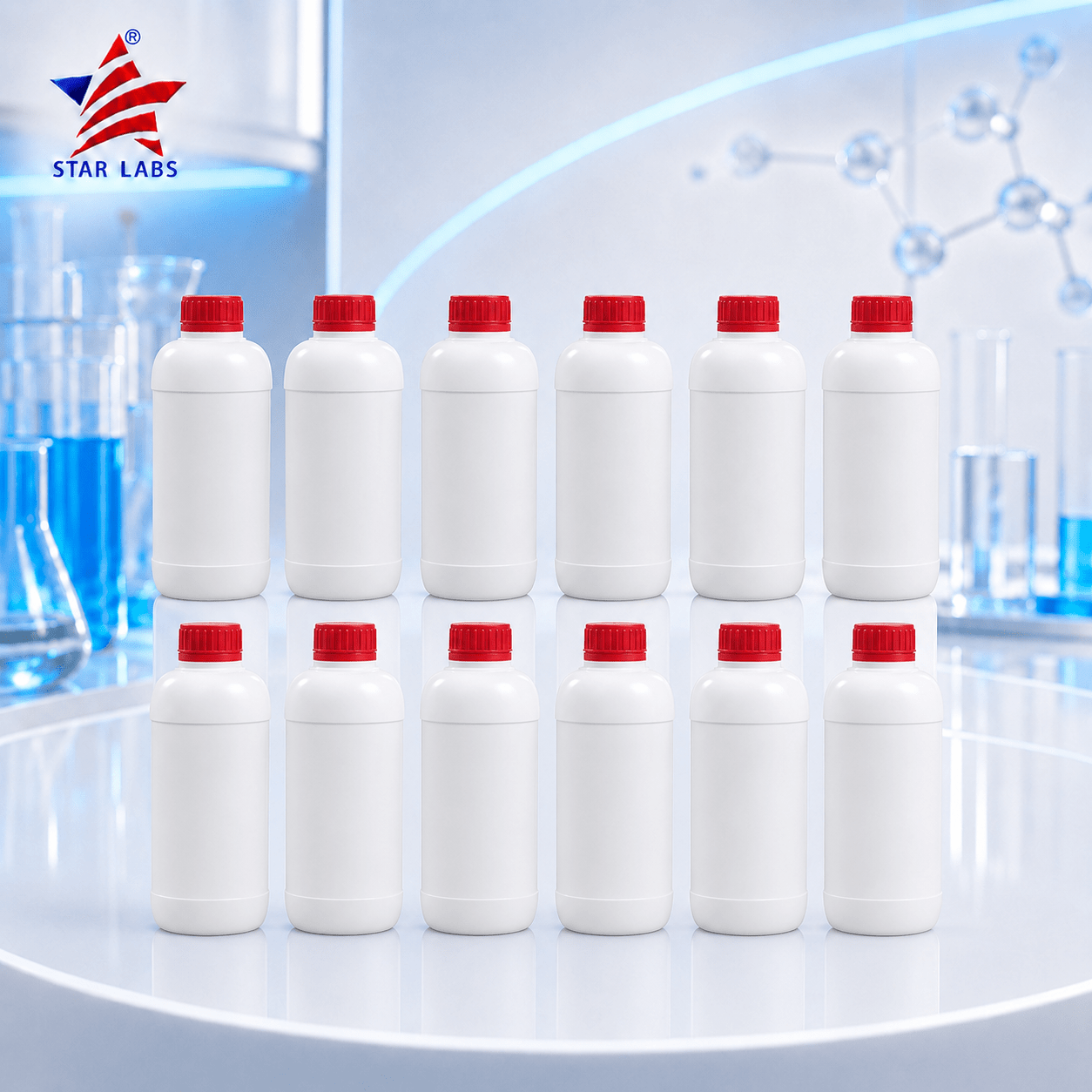 1000ML White Narrow Mouth Emida Bottle, Use For Storage: Chemical