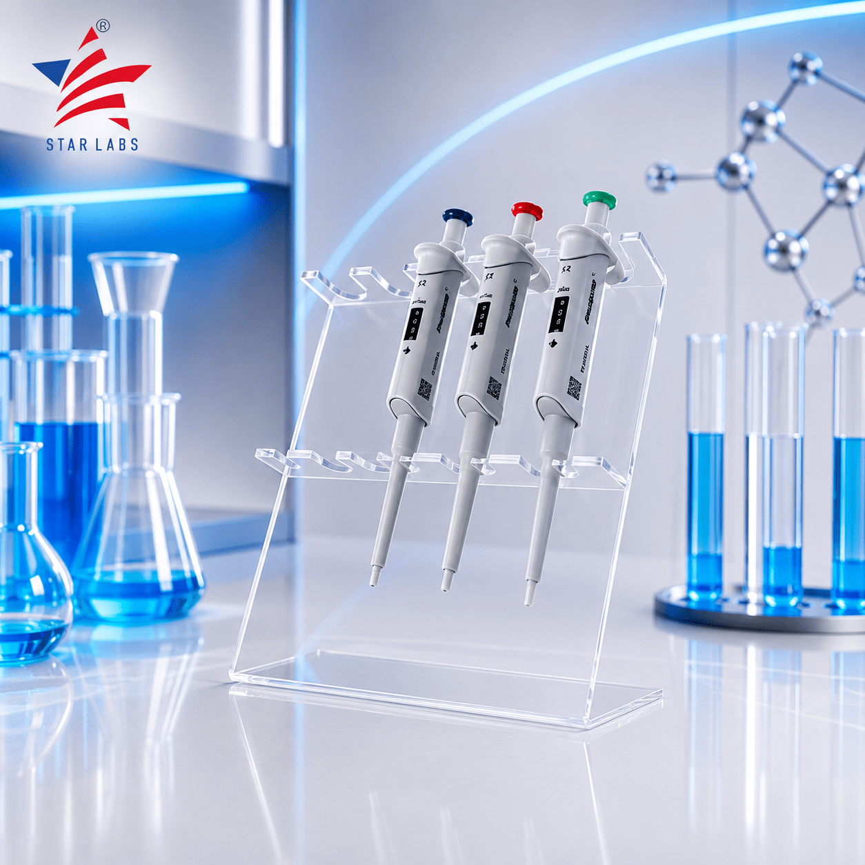 Medical Micro Pipette Laboratory Ppt Stand Z Shape Linear Vertical Ppt Holder Stand, Capacity : 5 Racks, Pipette Storage​